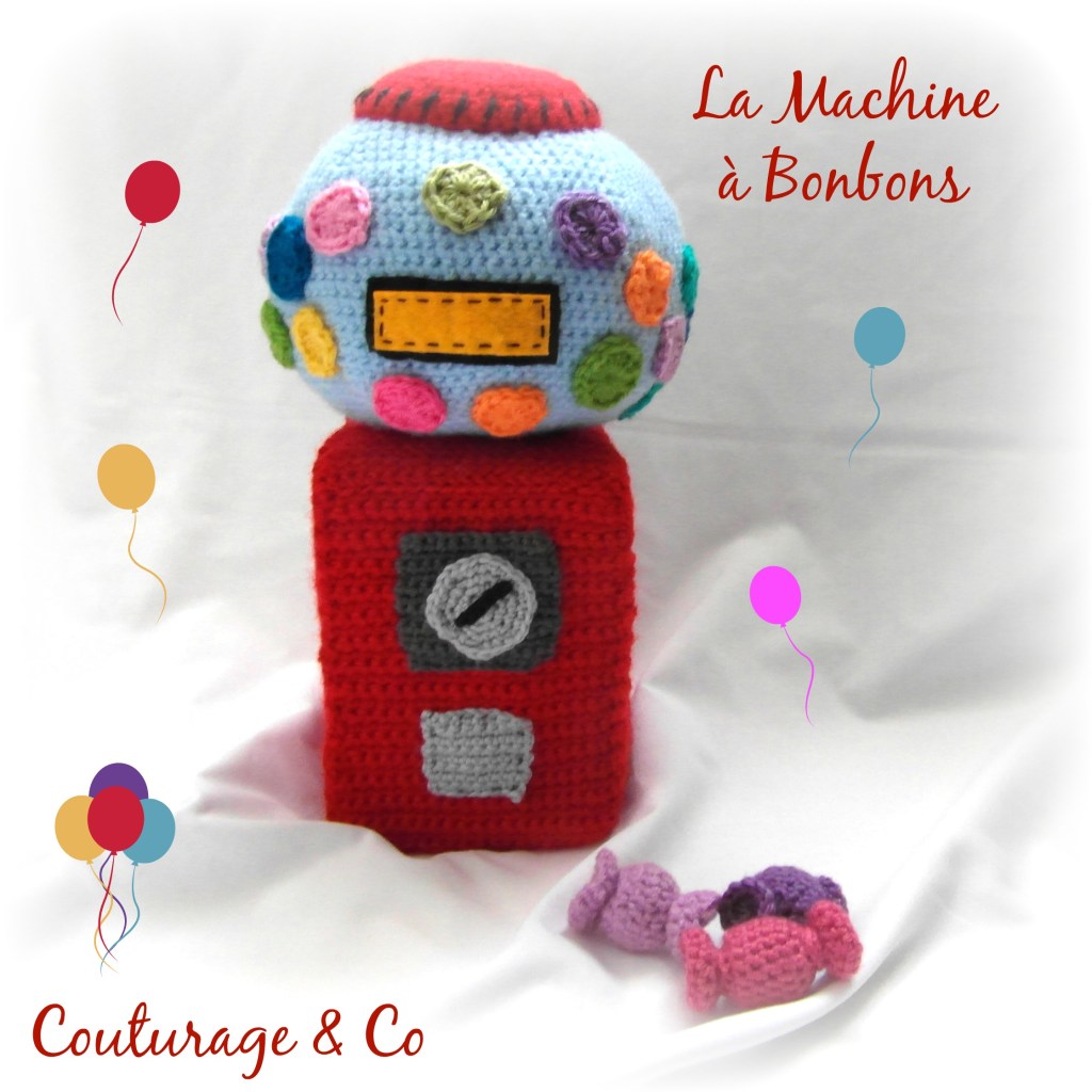 La Machine a bonbon panier marchande au crochet