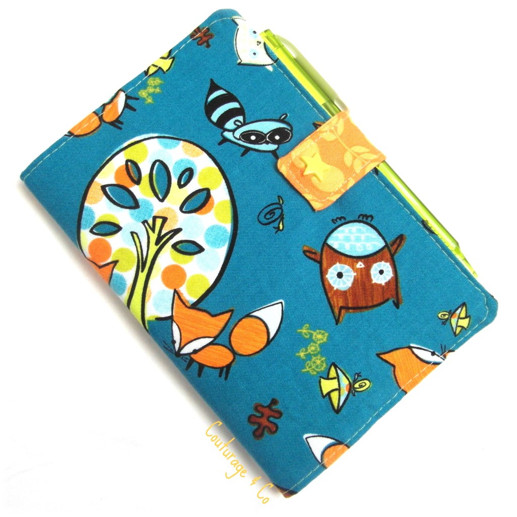 Housse Agenda Les Animaux de La Forêt Couturage_co 1