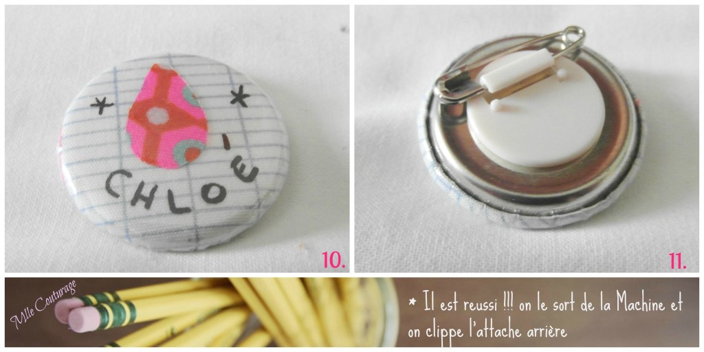 Tutoriel Badge Mlle Couturage 5 instructions