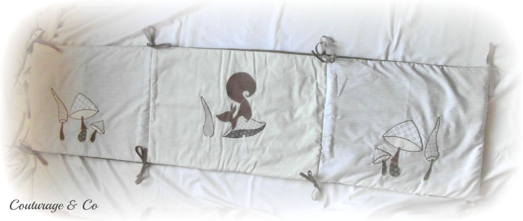 Tour de Lit Champi Couturageco