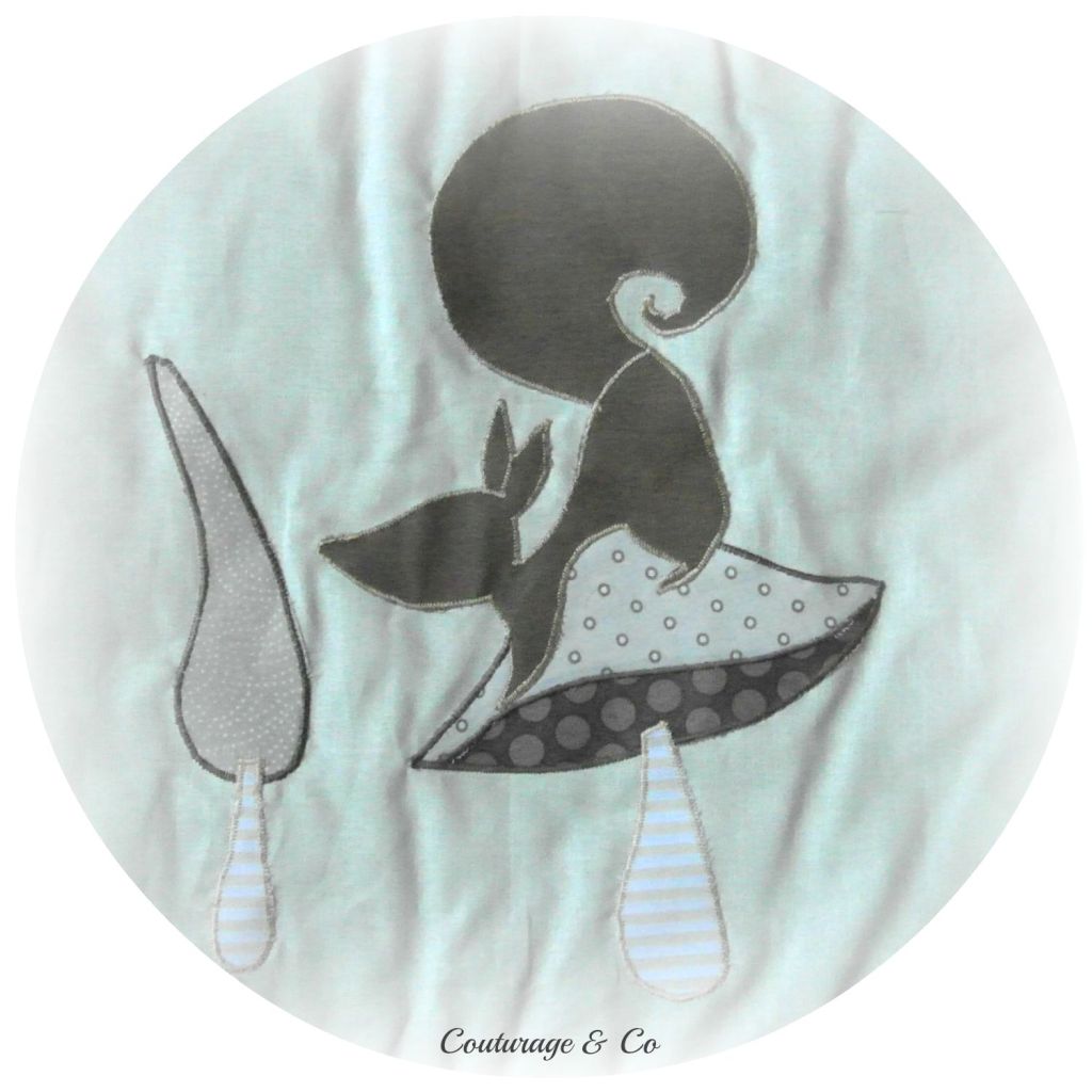 Tour de Lit Champi Détail 1 Couturageco