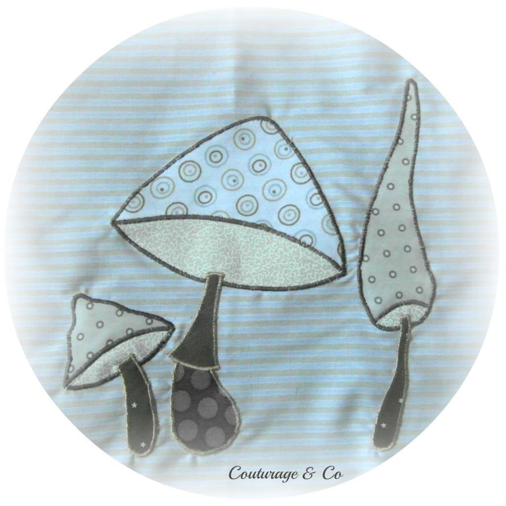 Tour de Lit Champi Détail 2 Couturageco