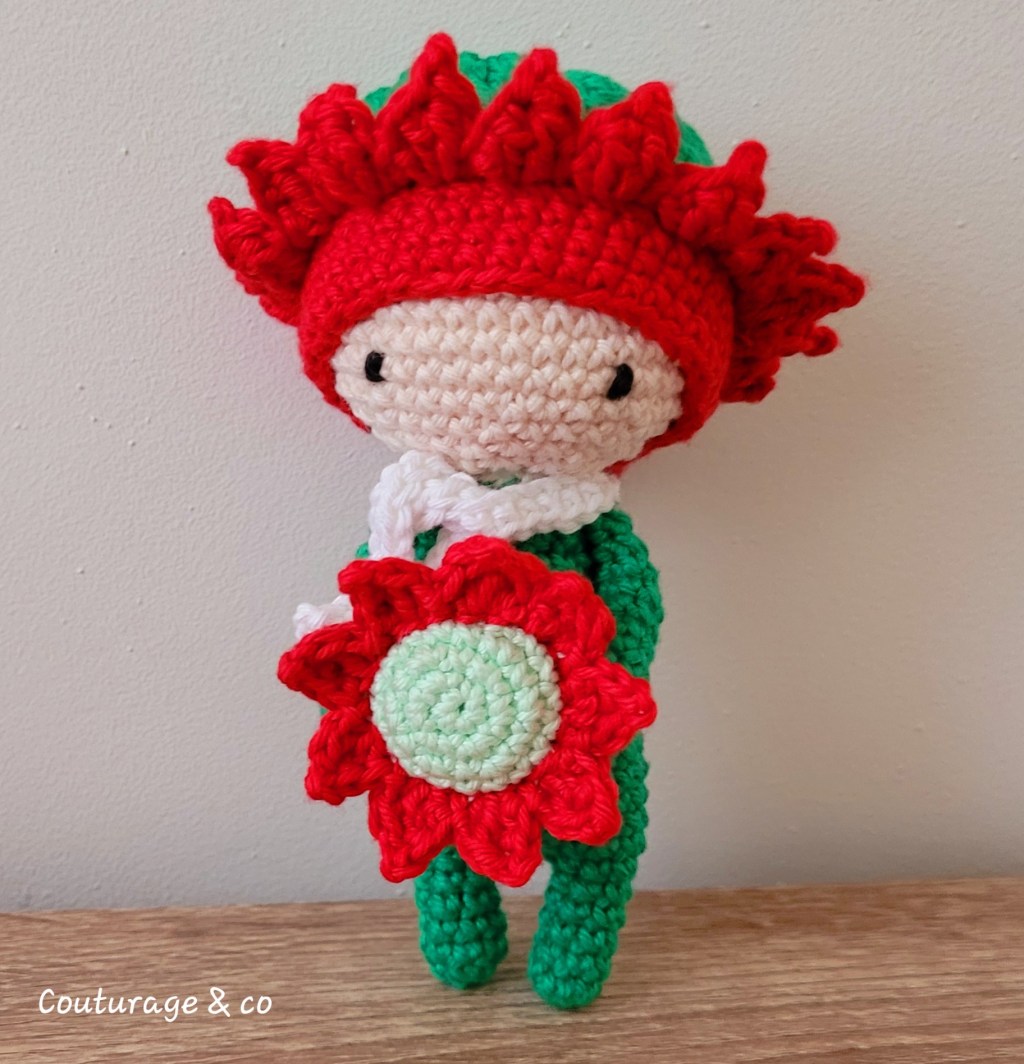 Poupée au Crochet&nbsp;#Poinsettia